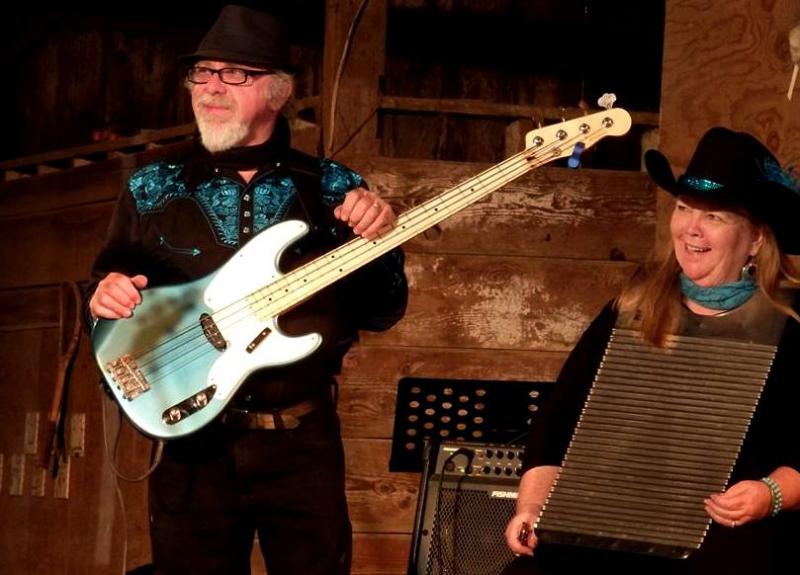 Kip and Dallas Lev on the set of Perfect Cowboy!