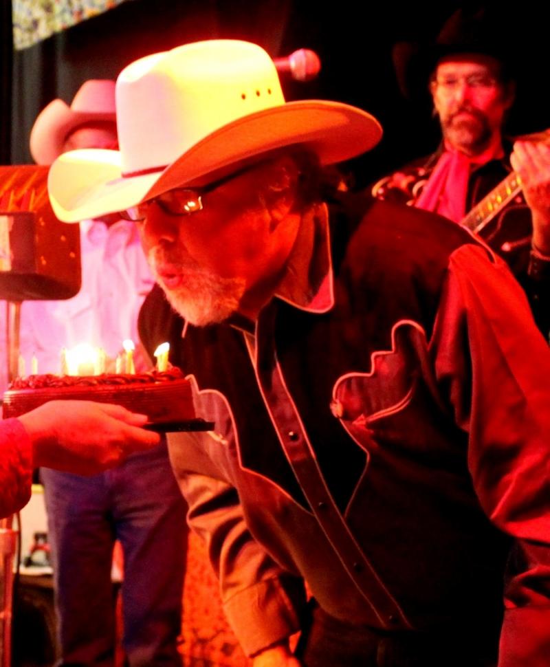 blowing out the candles!